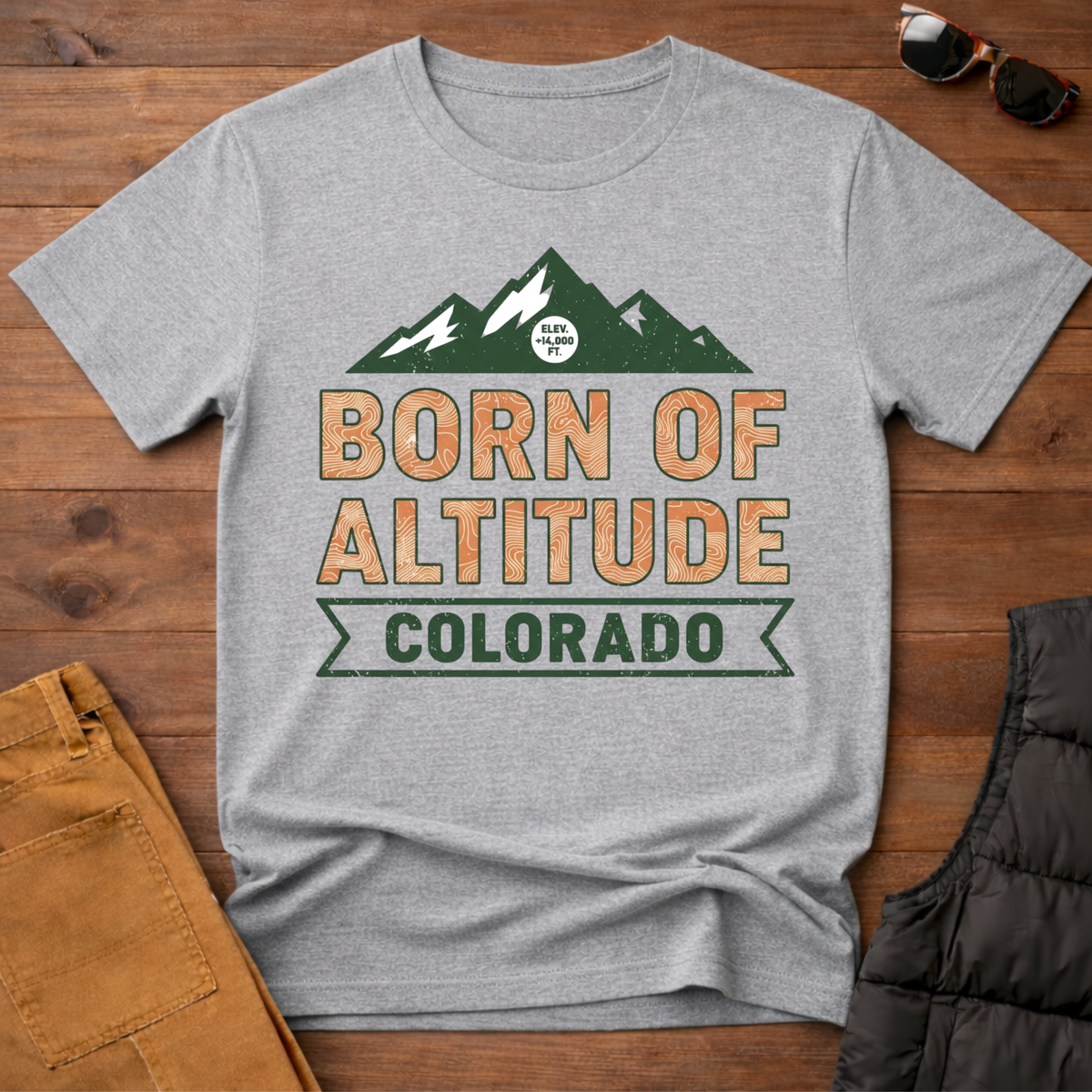 Born of Altitude Colorado T-Shirt