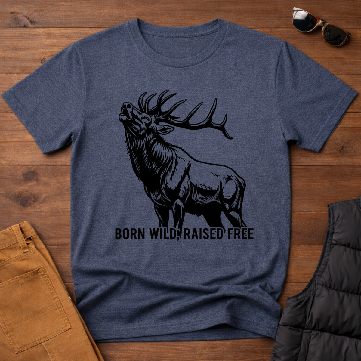 Born Wild Raised Free T-Shirt