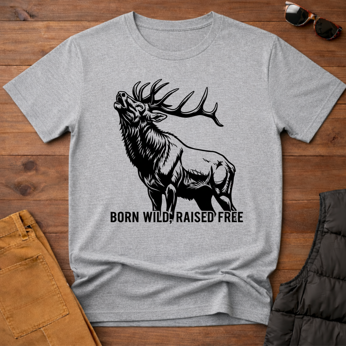 Born Wild Raised Free T-Shirt