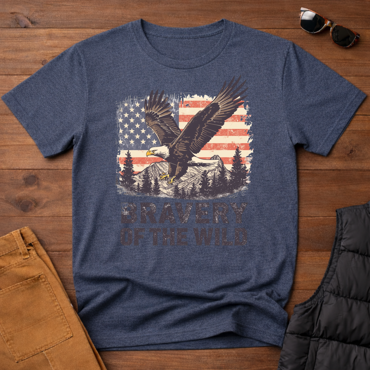 Eagle Bravery of the Wild T-Shirt