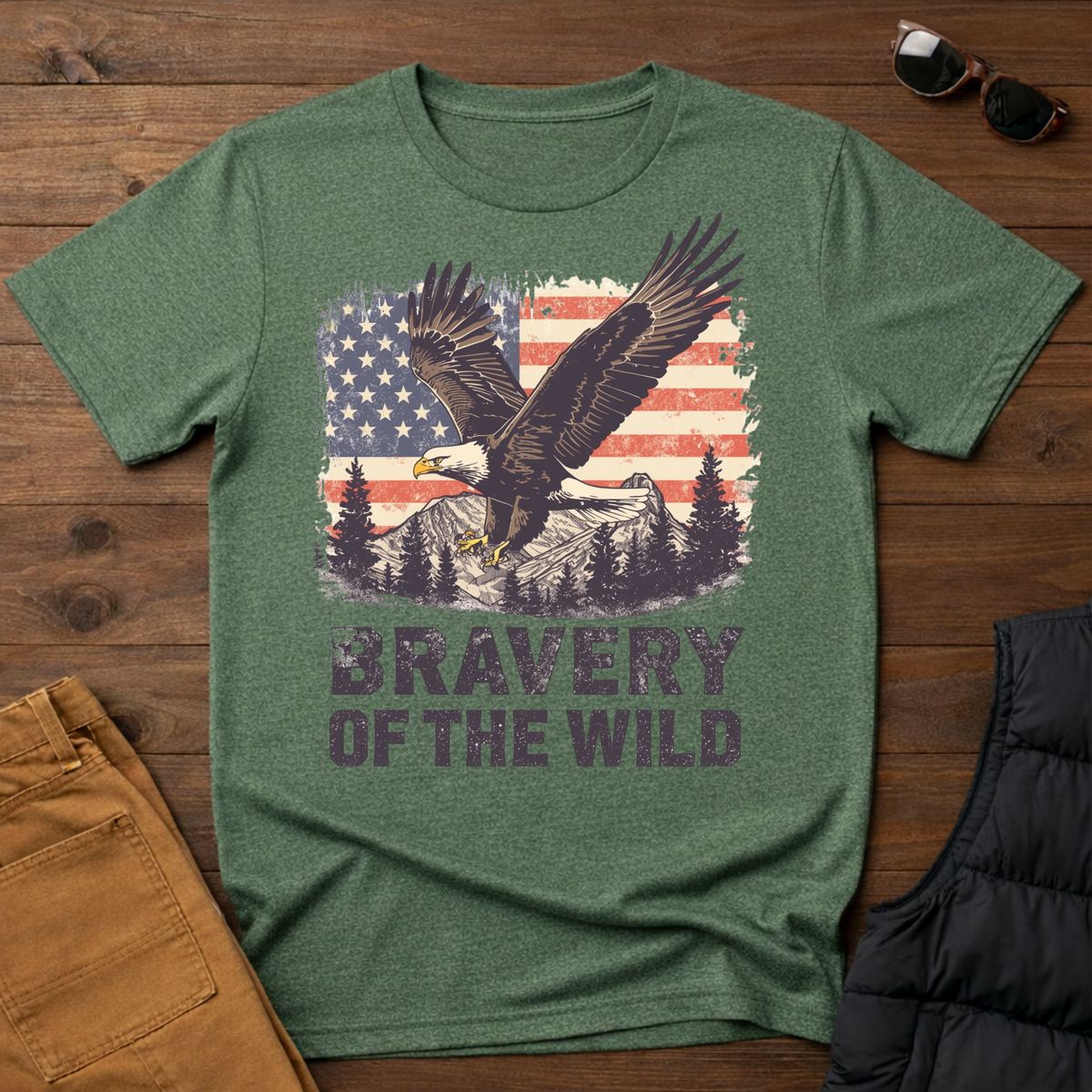 Eagle Bravery of the Wild T-Shirt