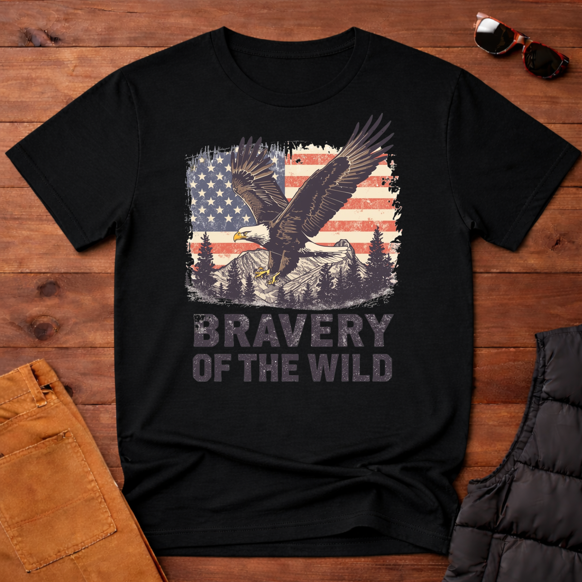 Eagle Bravery of the Wild T-Shirt