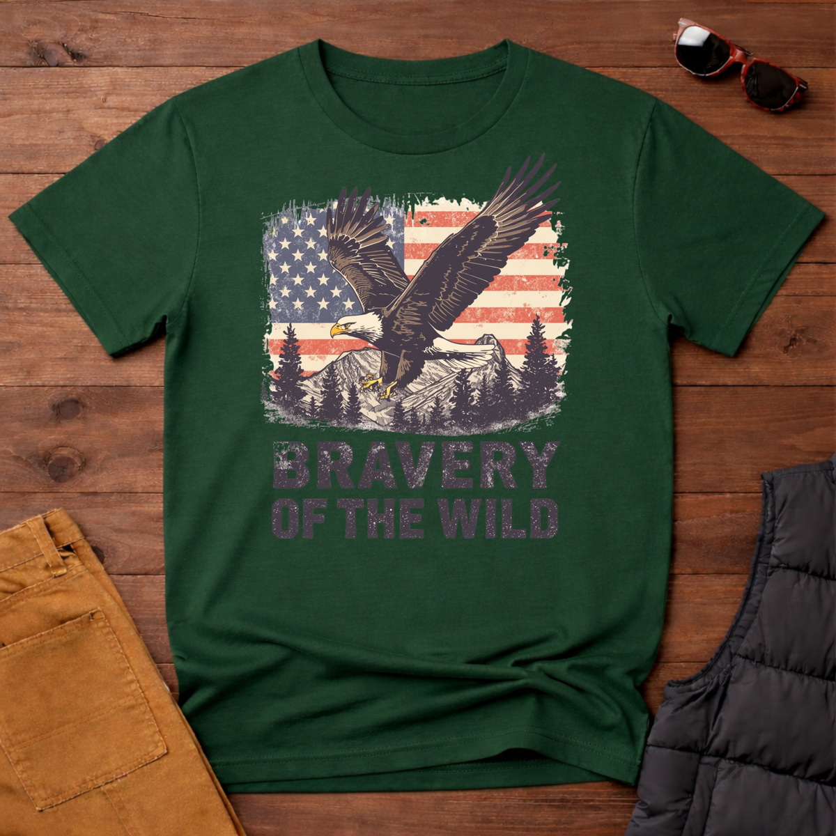 Eagle Bravery of the Wild T-Shirt