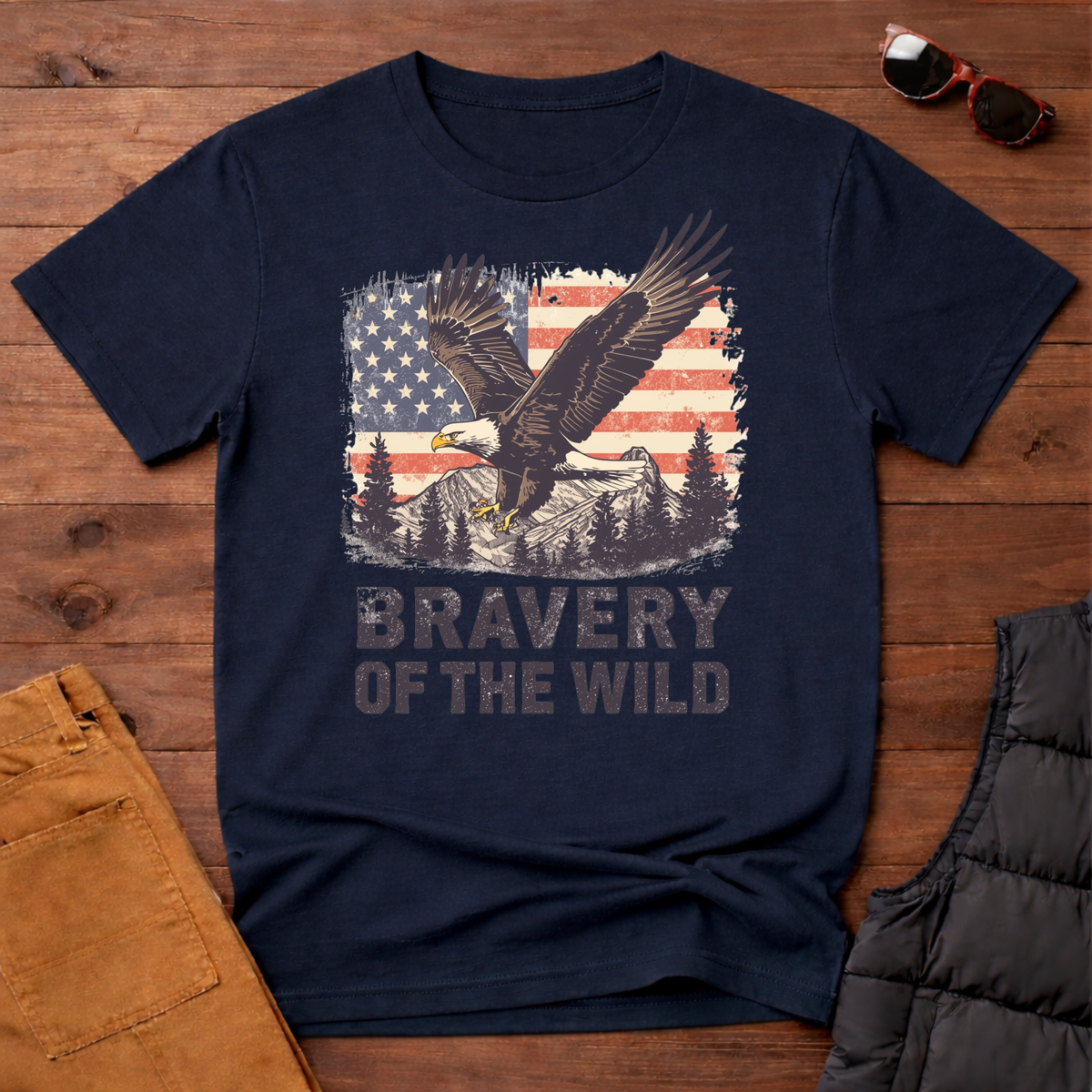 Eagle Bravery of the Wild T-Shirt