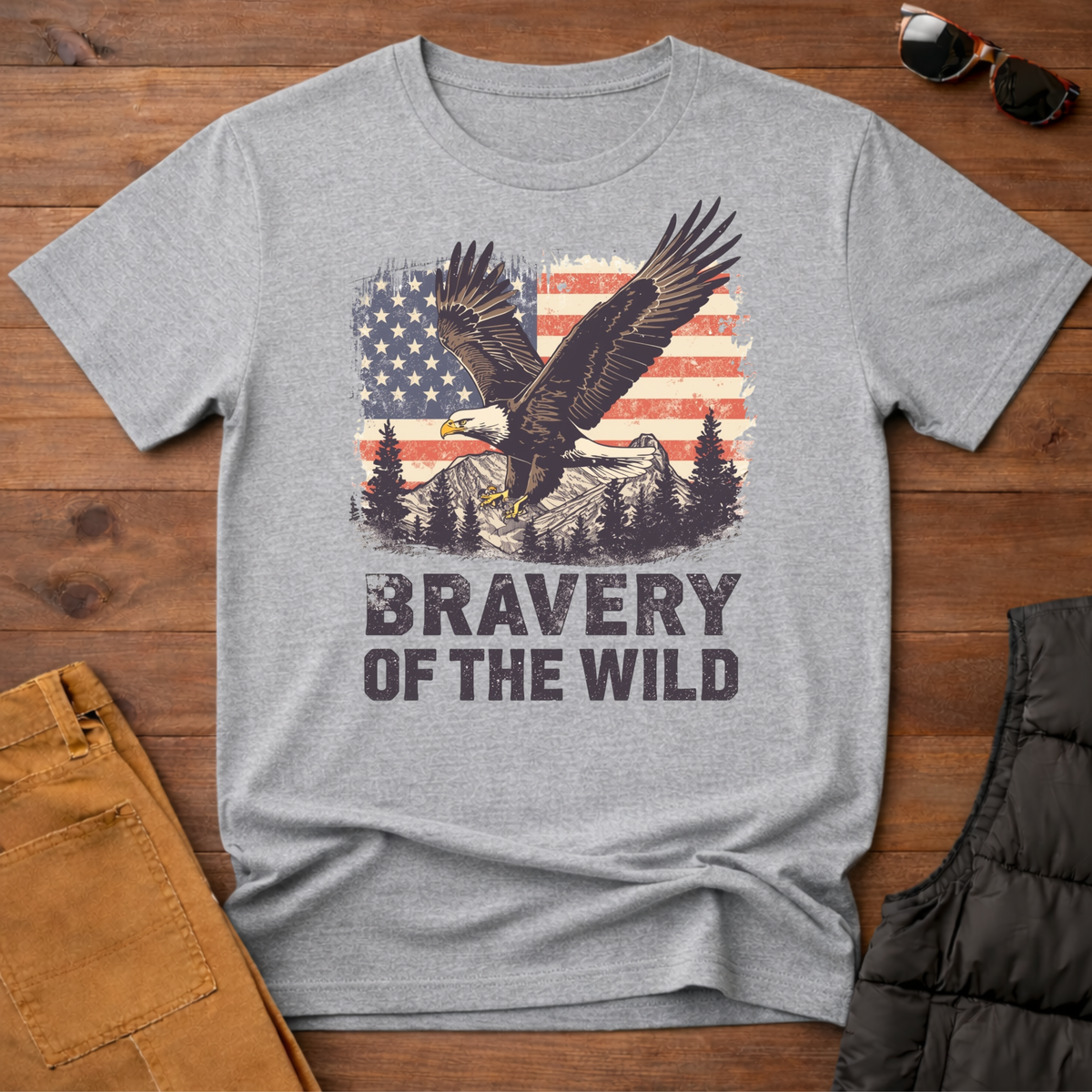 Eagle Bravery of the Wild T-Shirt
