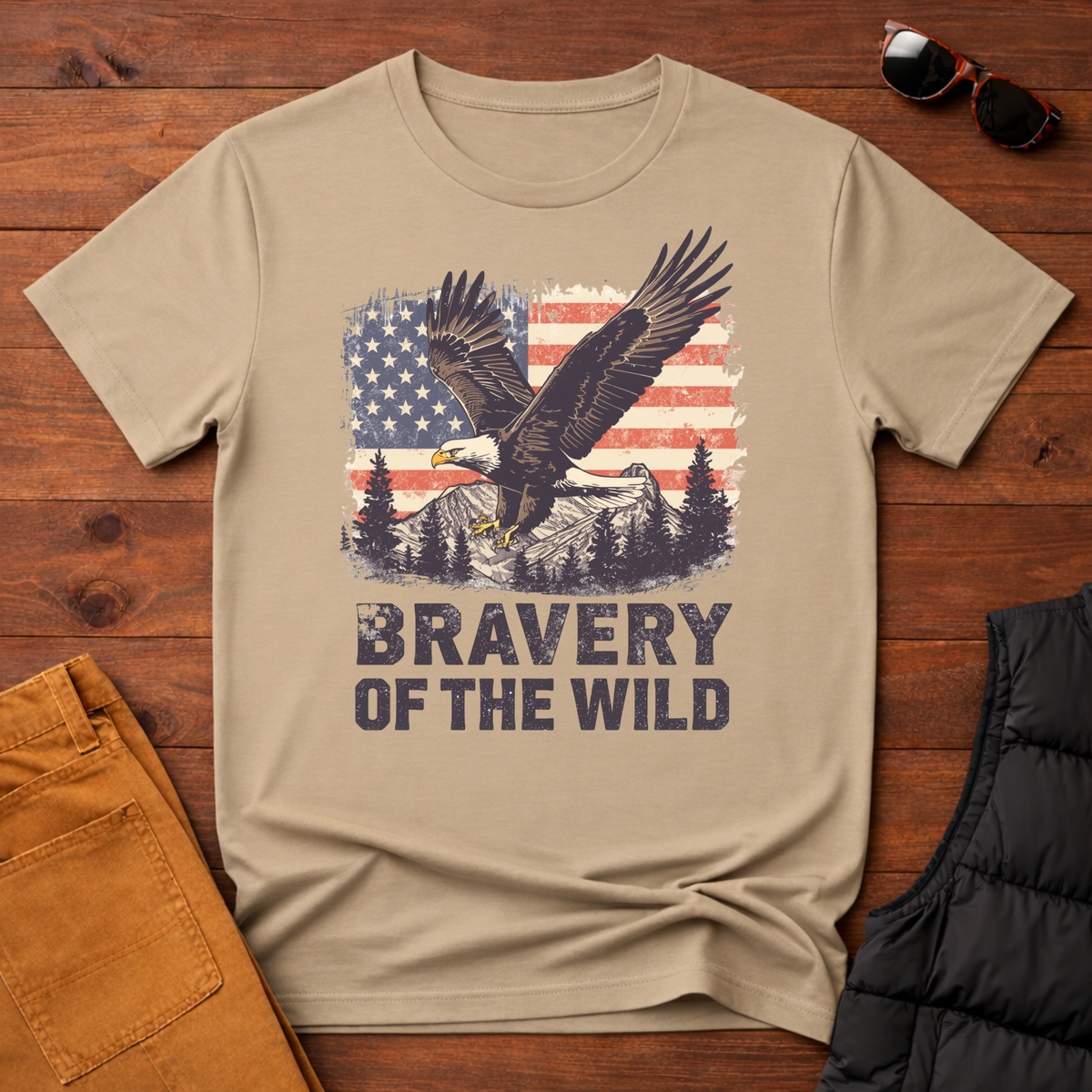 Eagle Bravery of the Wild T-Shirt