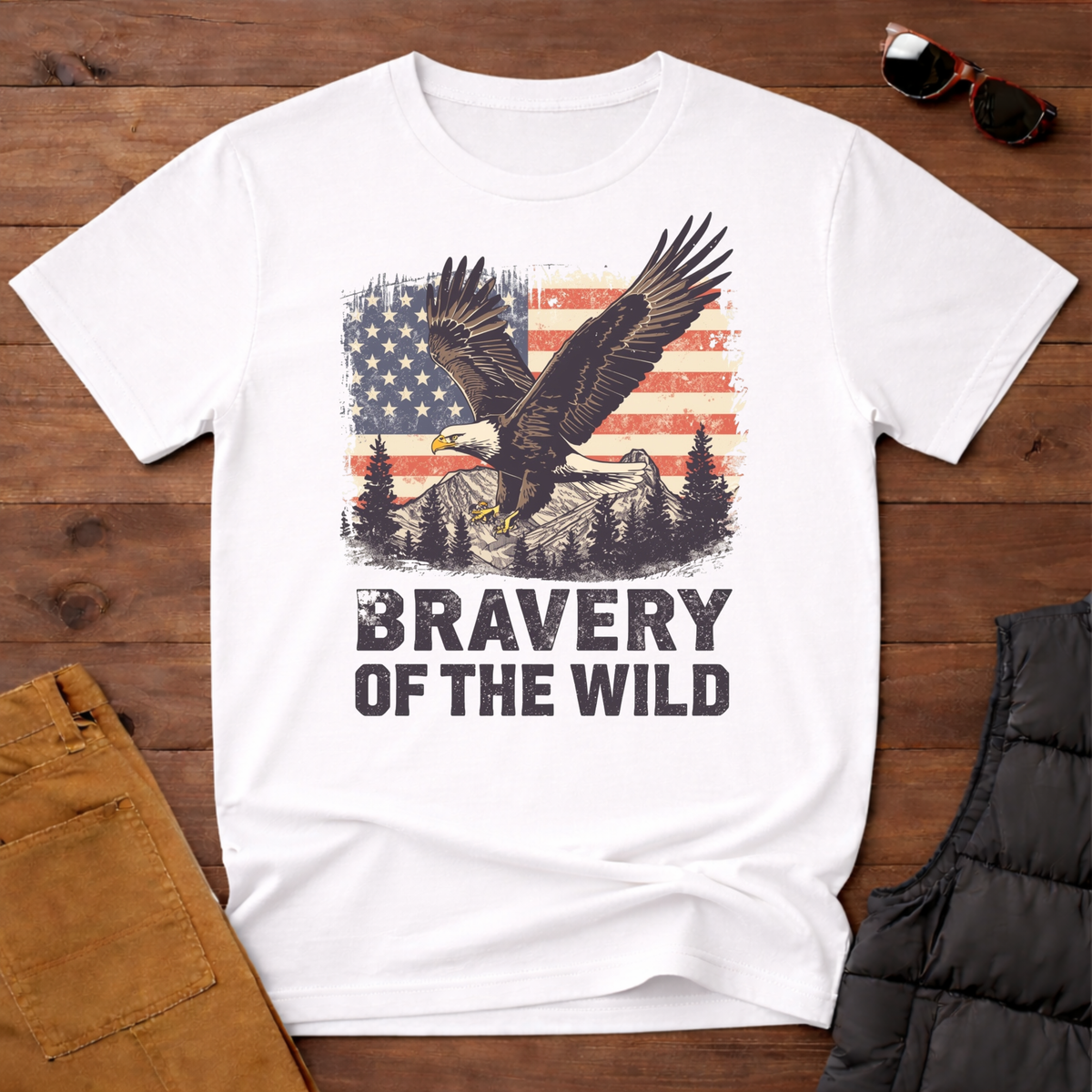 Eagle Bravery of the Wild T-Shirt