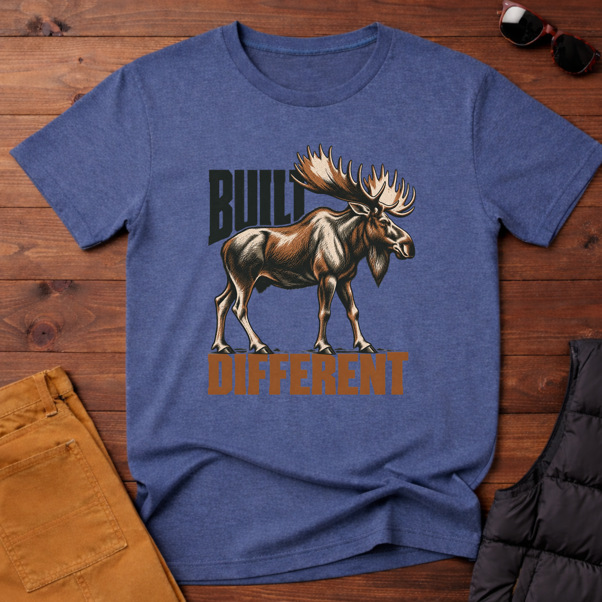 Built Different Moose Tee