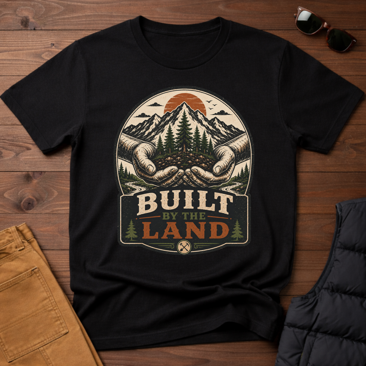 Built By The Land T-Shirt