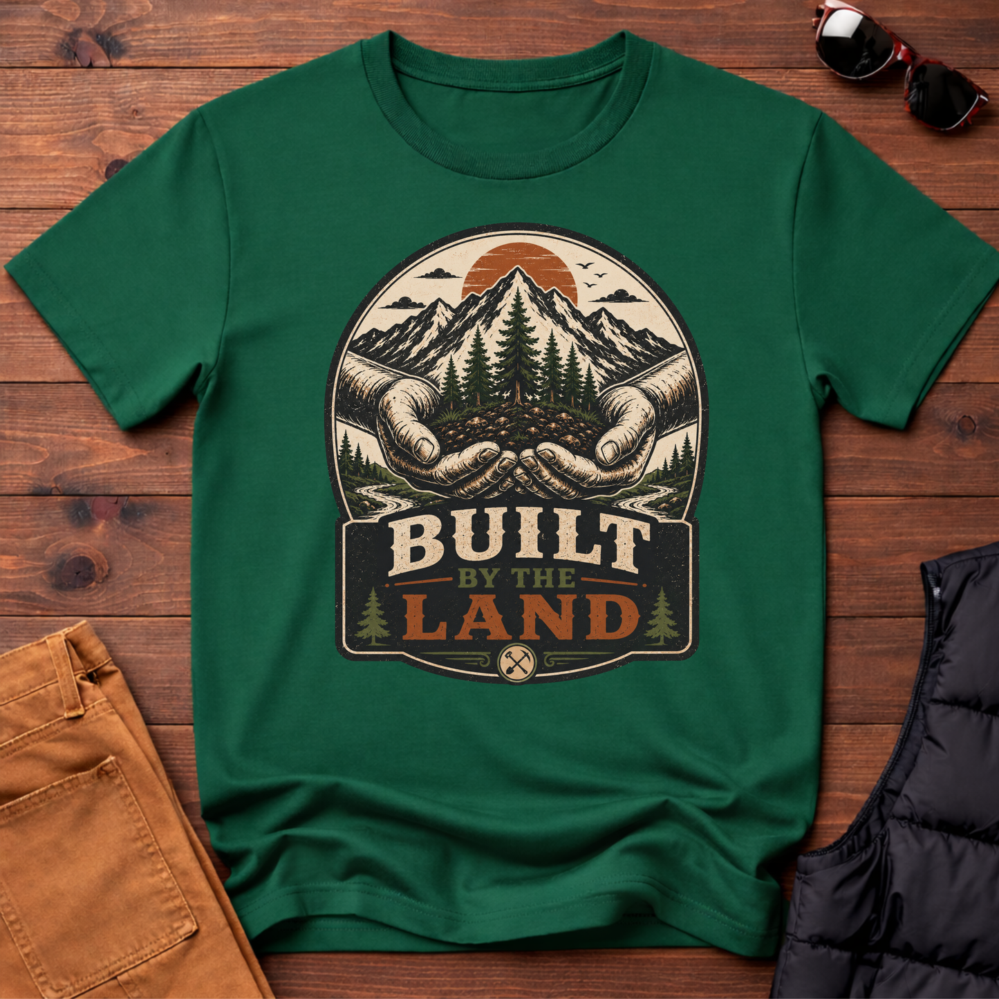 Built By The Land T-Shirt