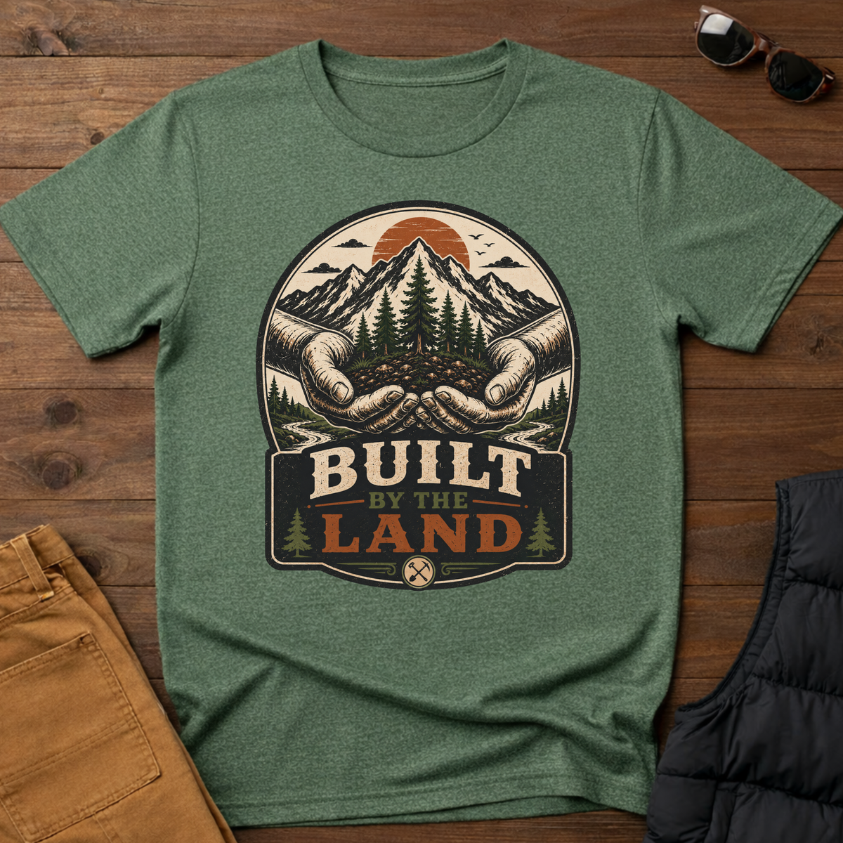 Built By The Land T-Shirt