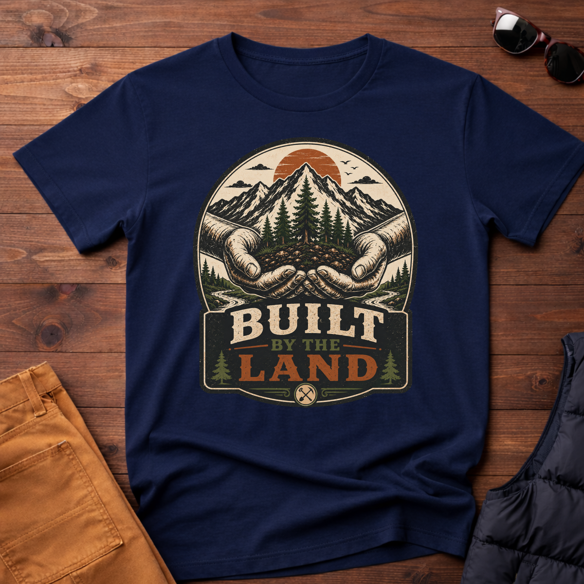 Built By The Land T-Shirt