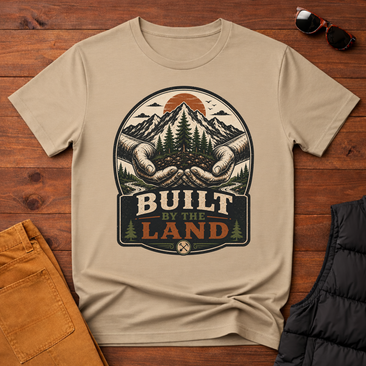 Built By The Land T-Shirt