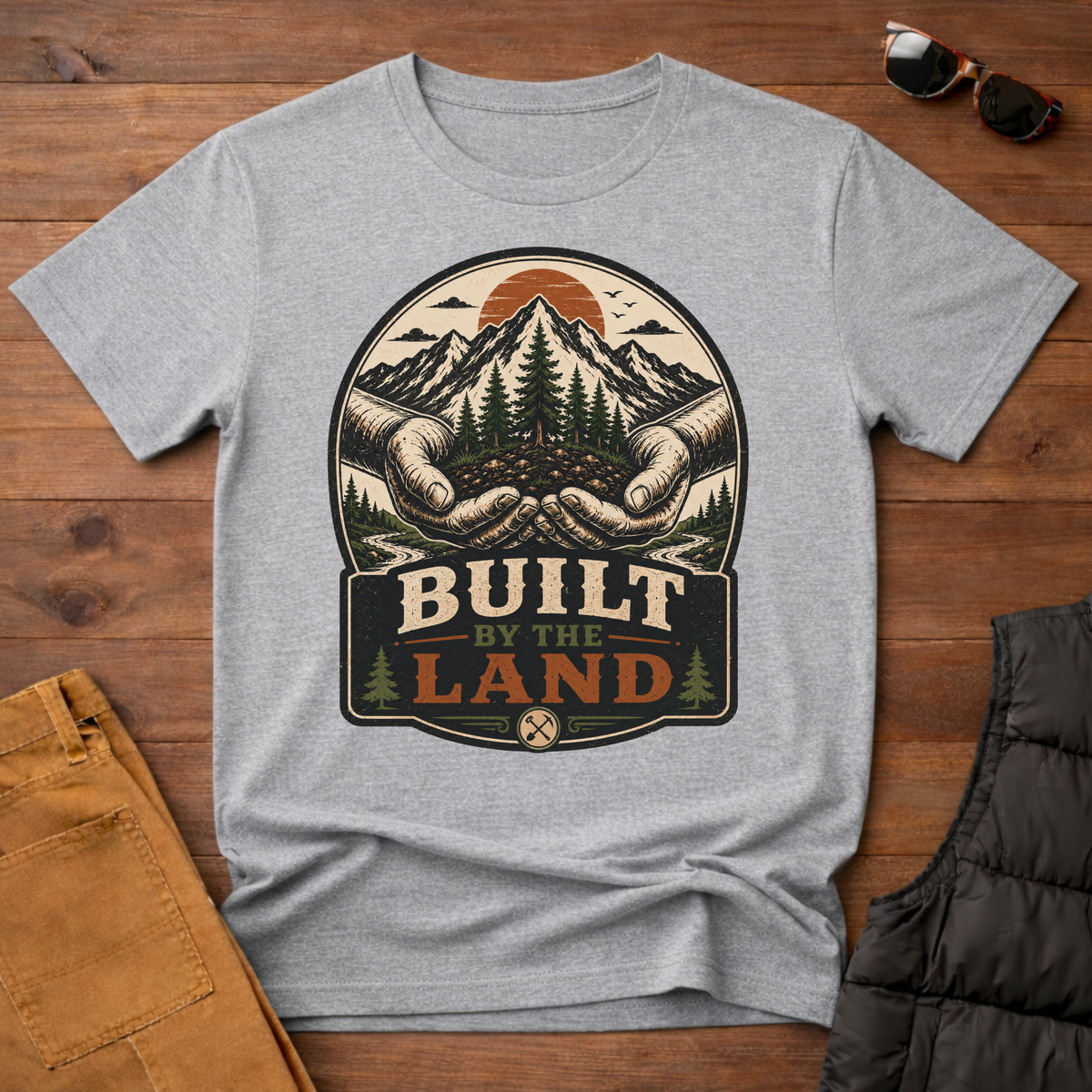 Built By The Land T-Shirt