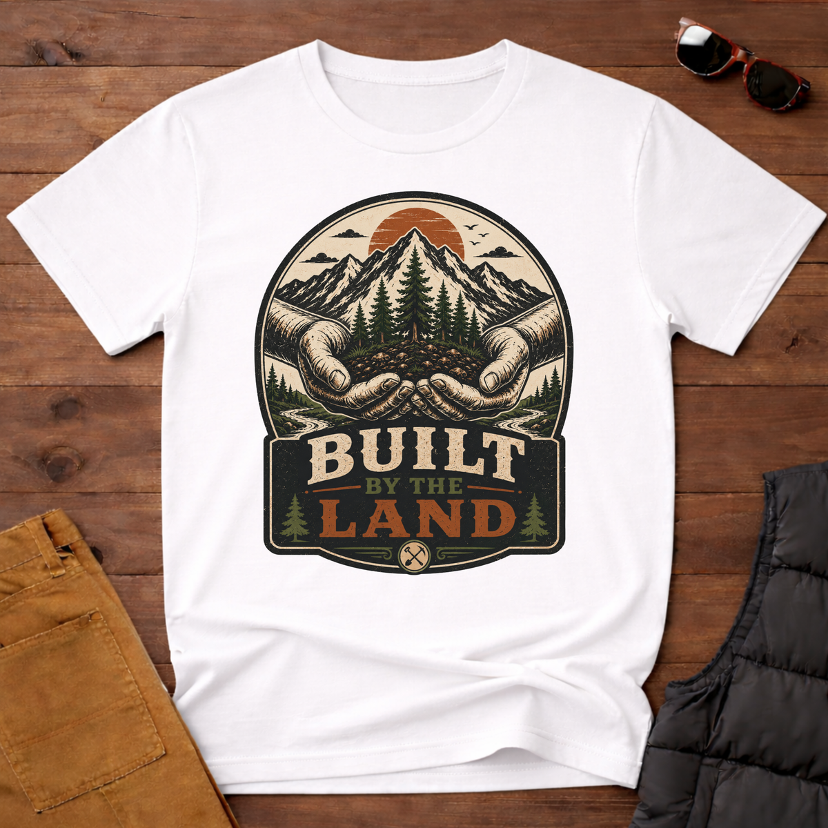 Built By The Land T-Shirt