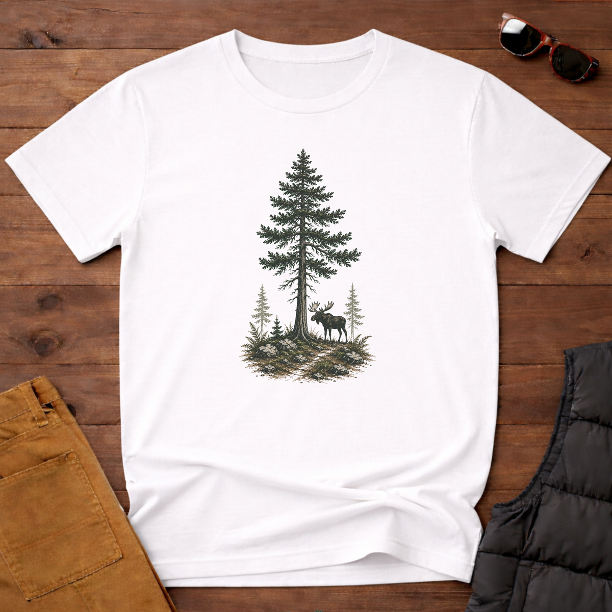 Moose And Pine T-Shirt