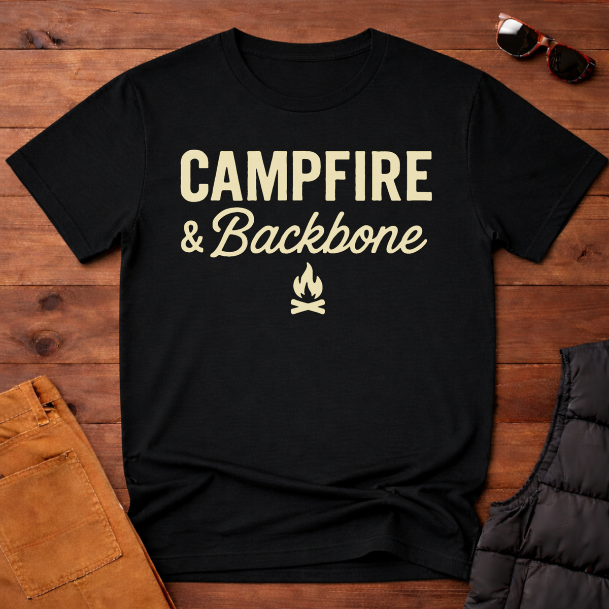 Campfire and Backbone T-Shirt