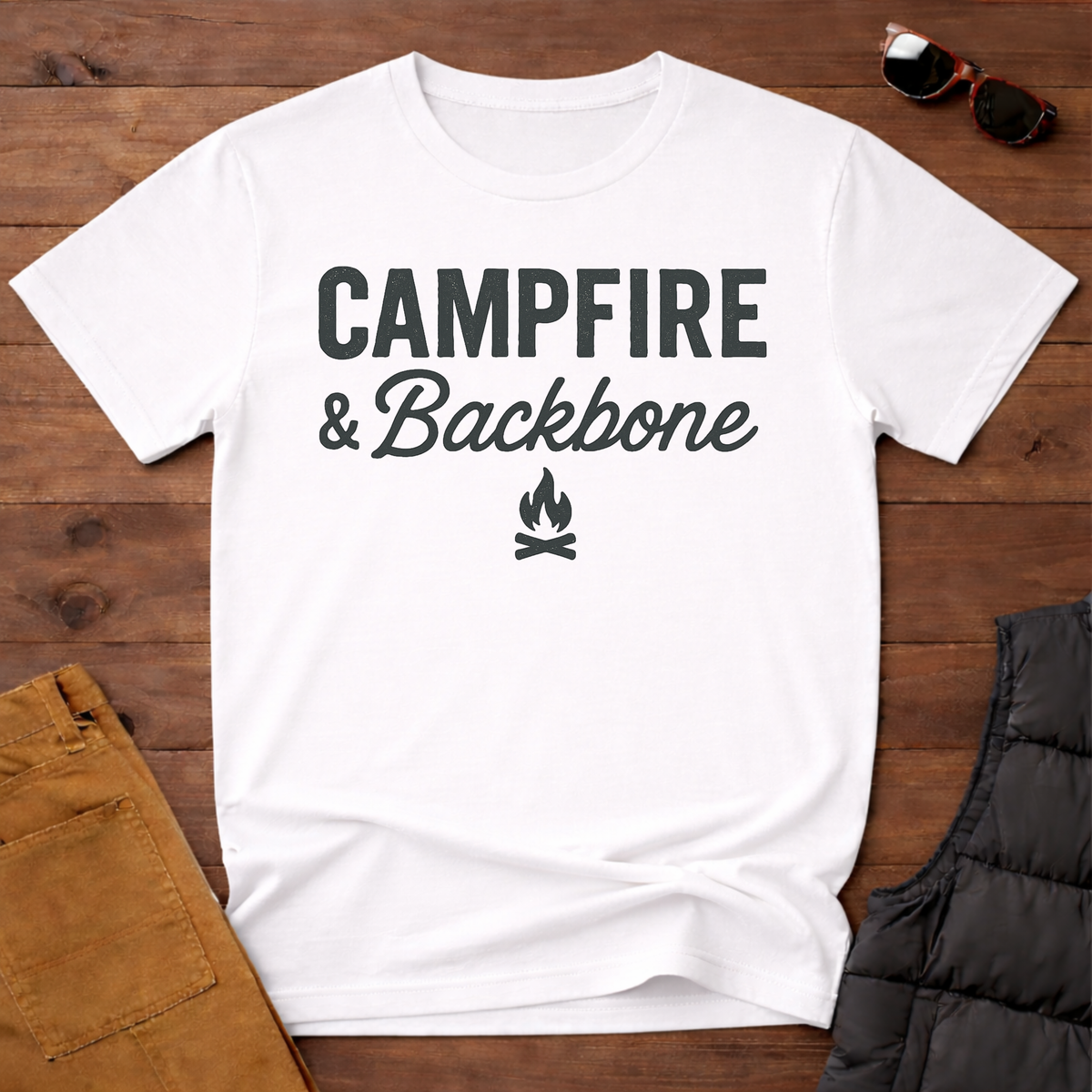 Campfire and Backbone T-Shirt