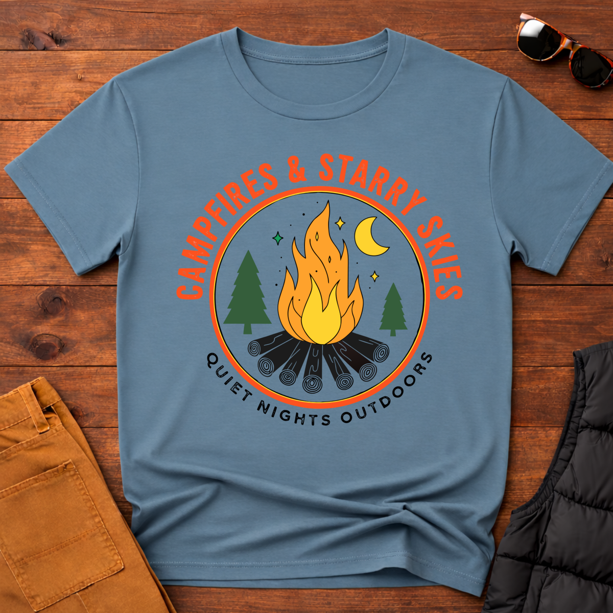 Campfires & Starry Skies T-Shirt