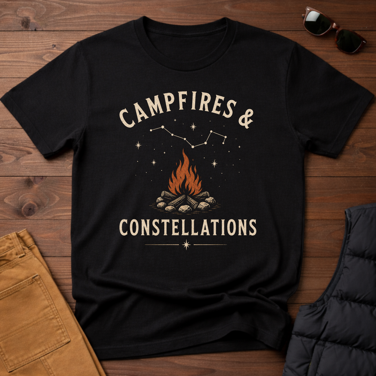 Campfires and Constellations T-Shirt