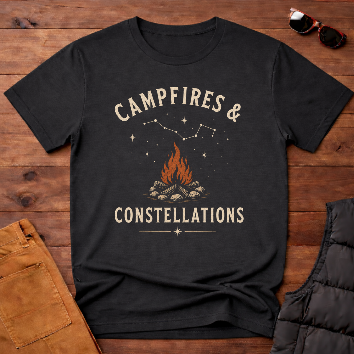Campfires and Constellations T-Shirt