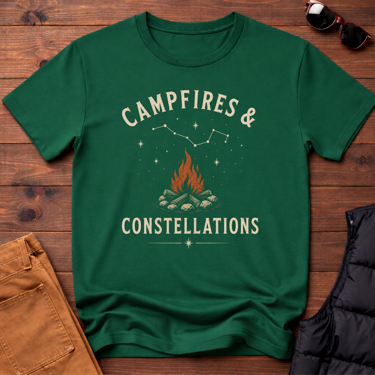 Campfires and Constellations T-Shirt