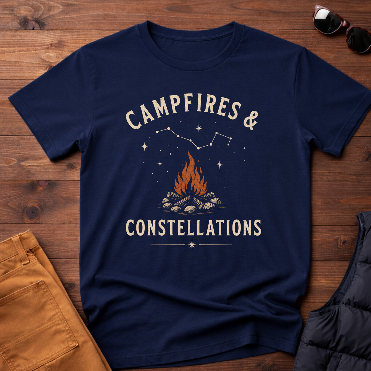 Campfires and Constellations T-Shirt