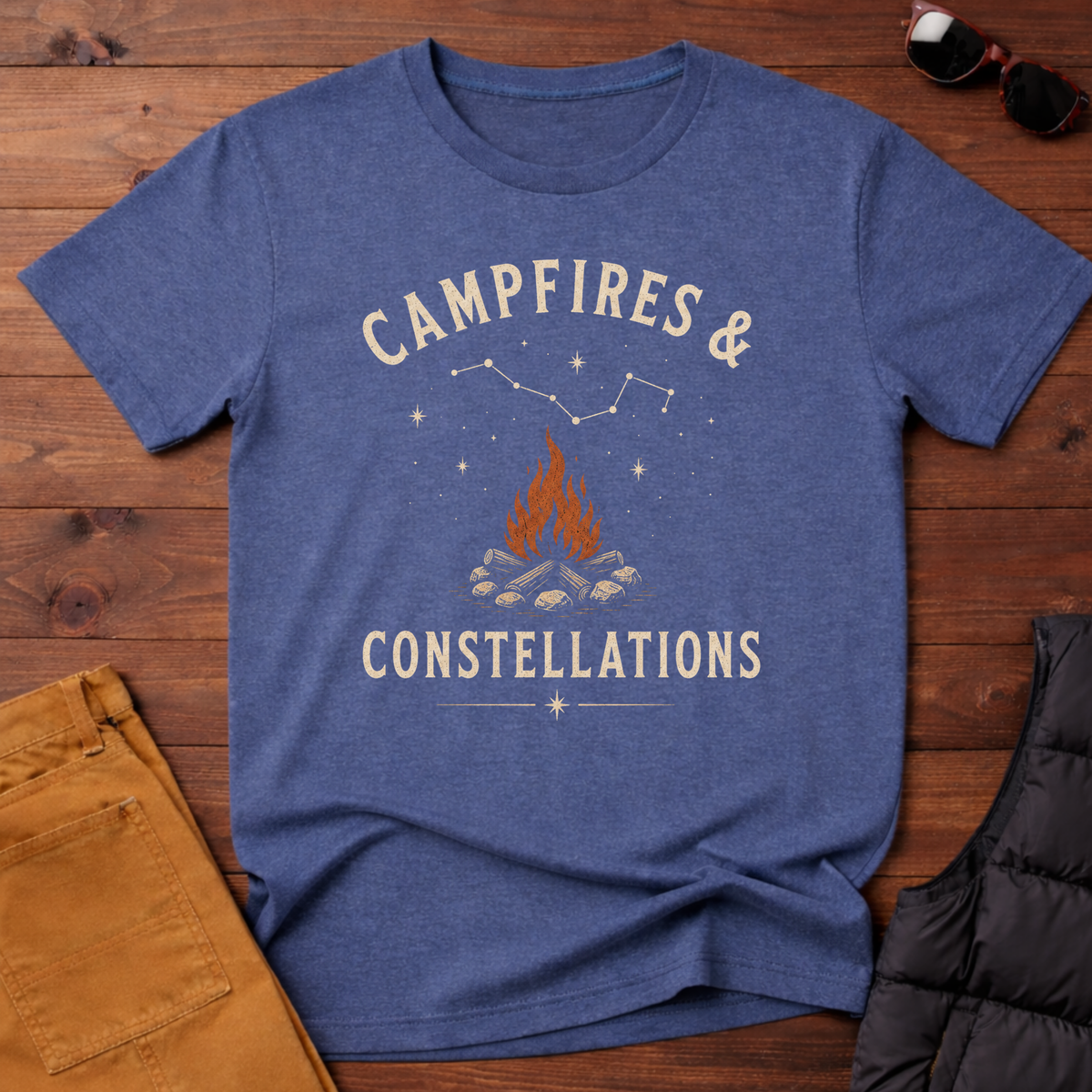 Campfires and Constellations T-Shirt