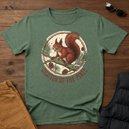Chatter of the Pines Squirrel T-Shirt