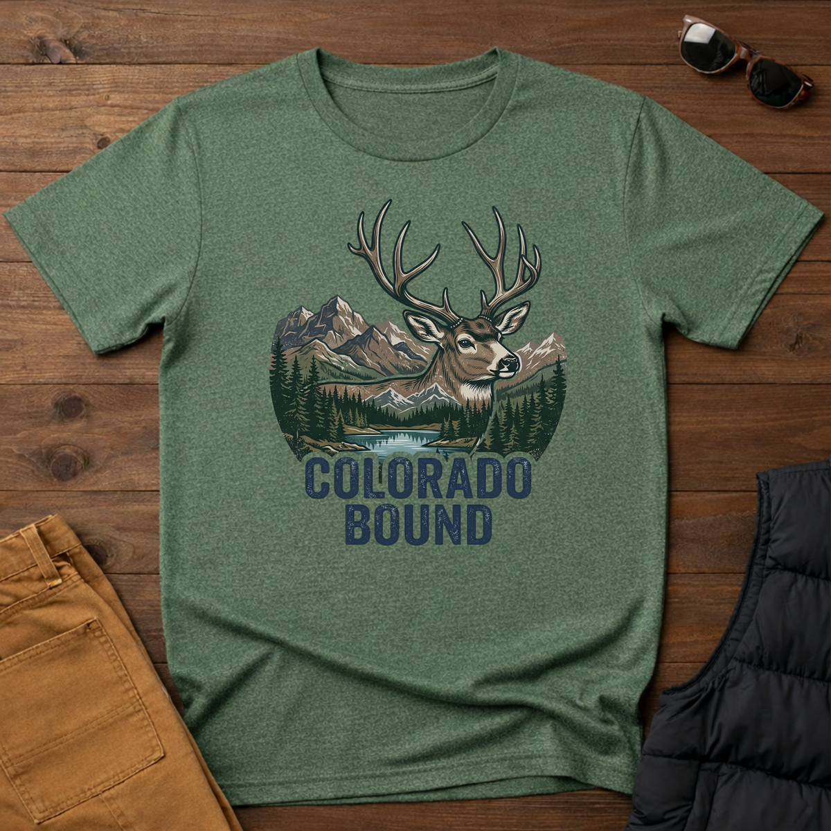 Colorado Bound Deer T-shirt