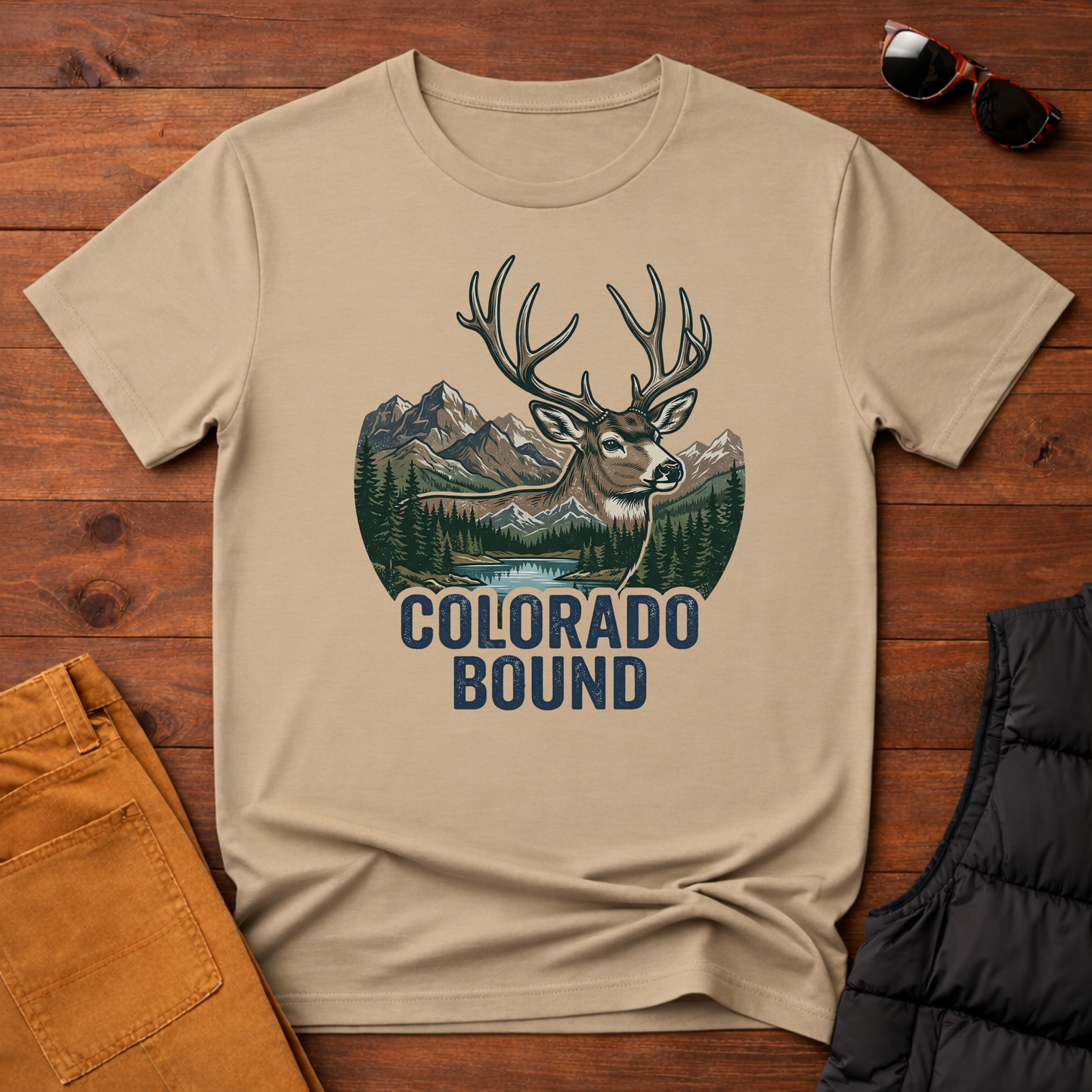 Colorado Bound Deer T-shirt