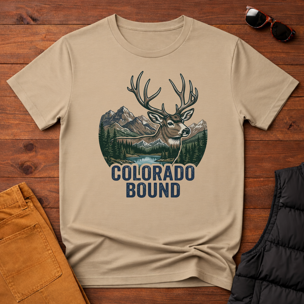 Colorado Bound Deer T-shirt