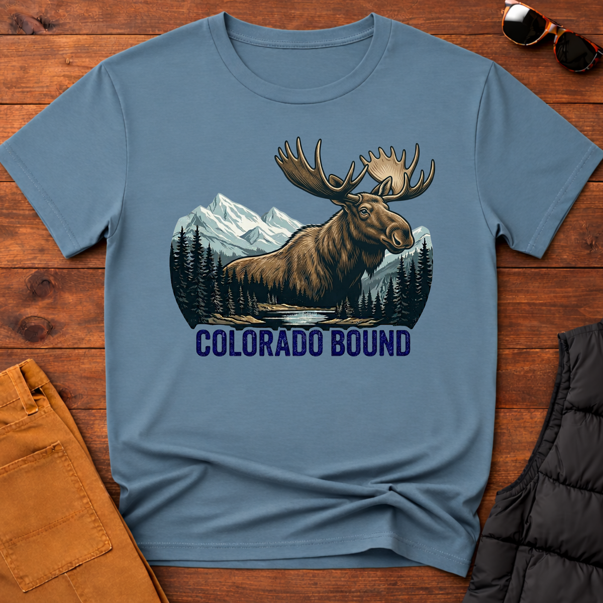 Colorado Bound Moose T-shirt