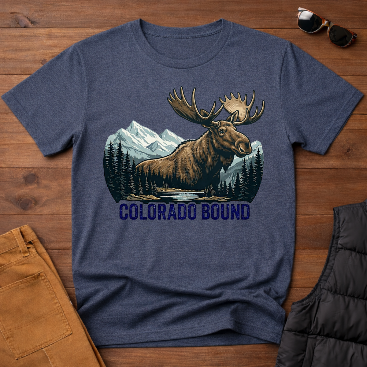 Colorado Bound Moose T-shirt
