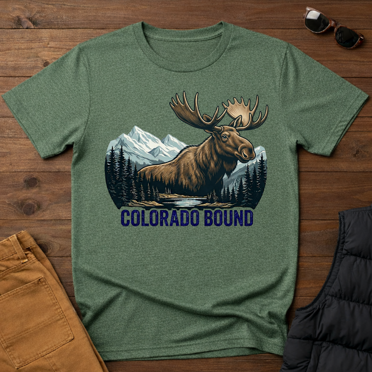 Colorado Bound Moose T-shirt