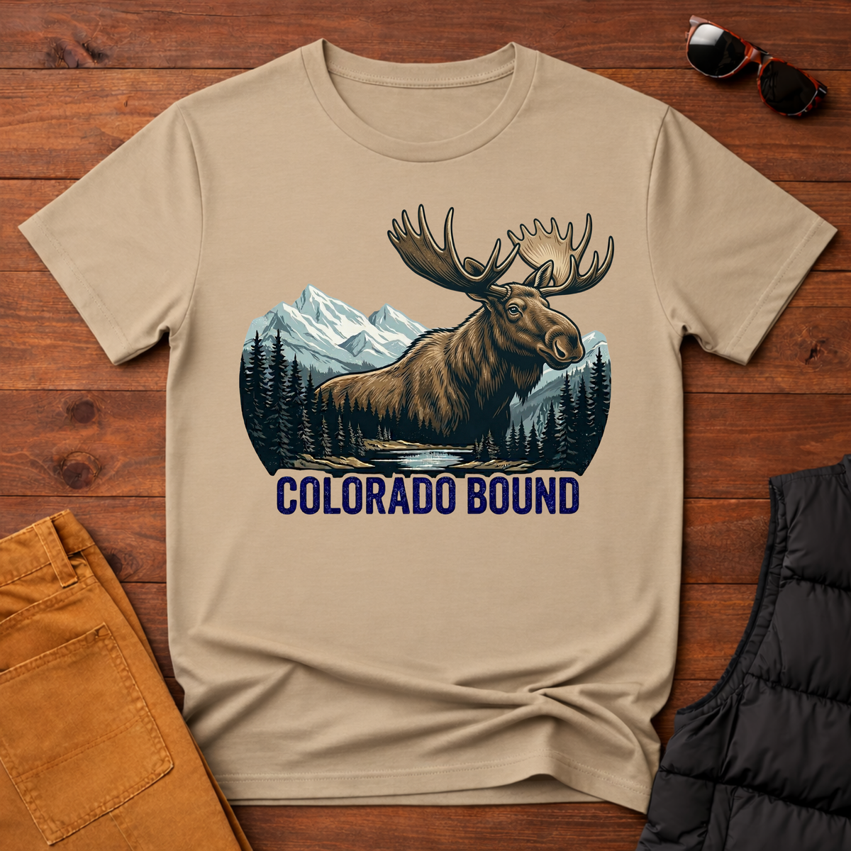 Colorado Bound Moose T-shirt