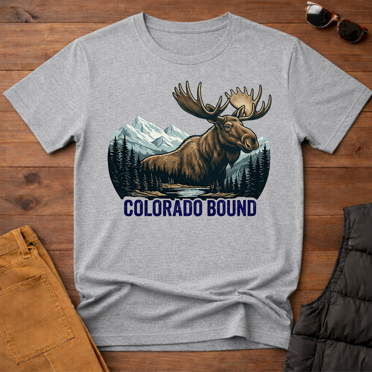 Colorado Bound Moose T-shirt