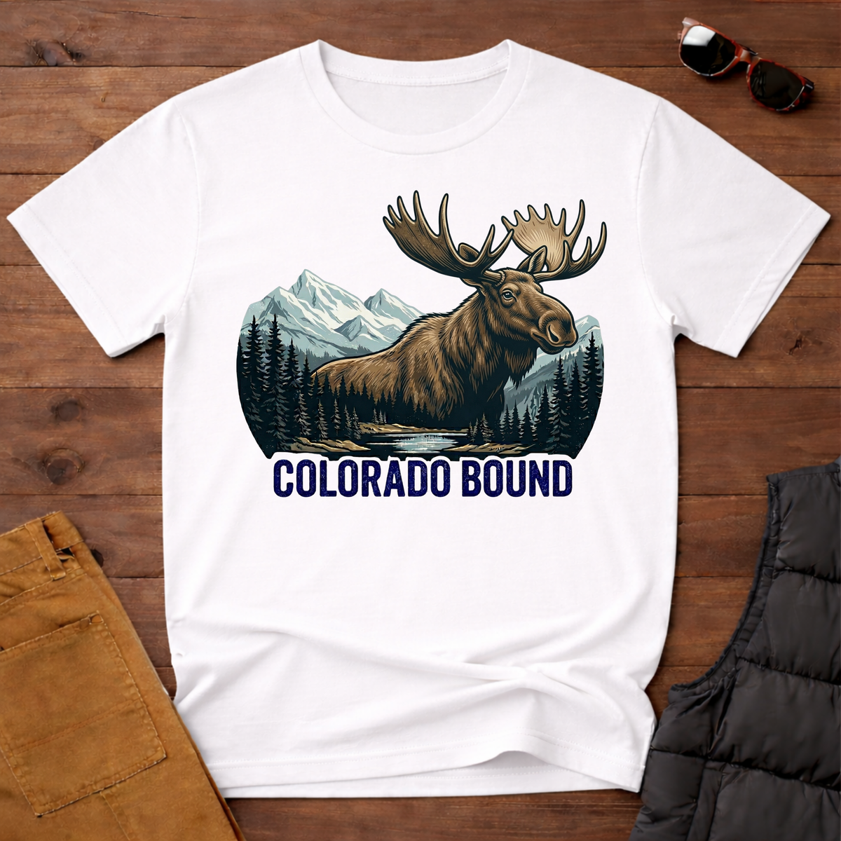 Colorado Bound Moose T-shirt