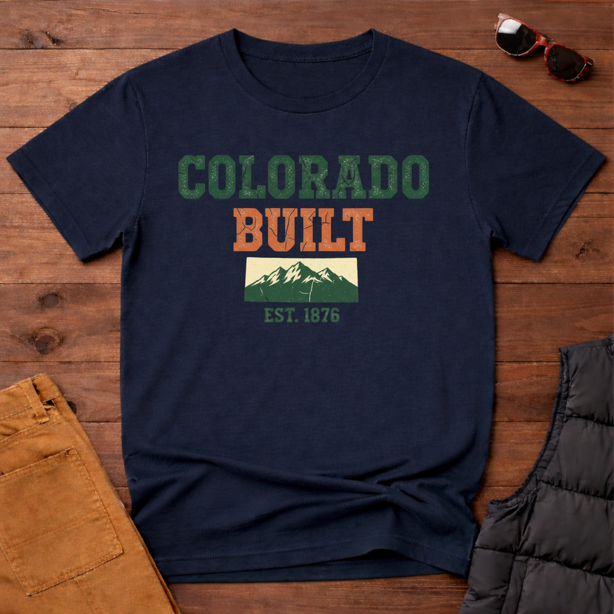 Colorado Built EST 1876 T-Shirt