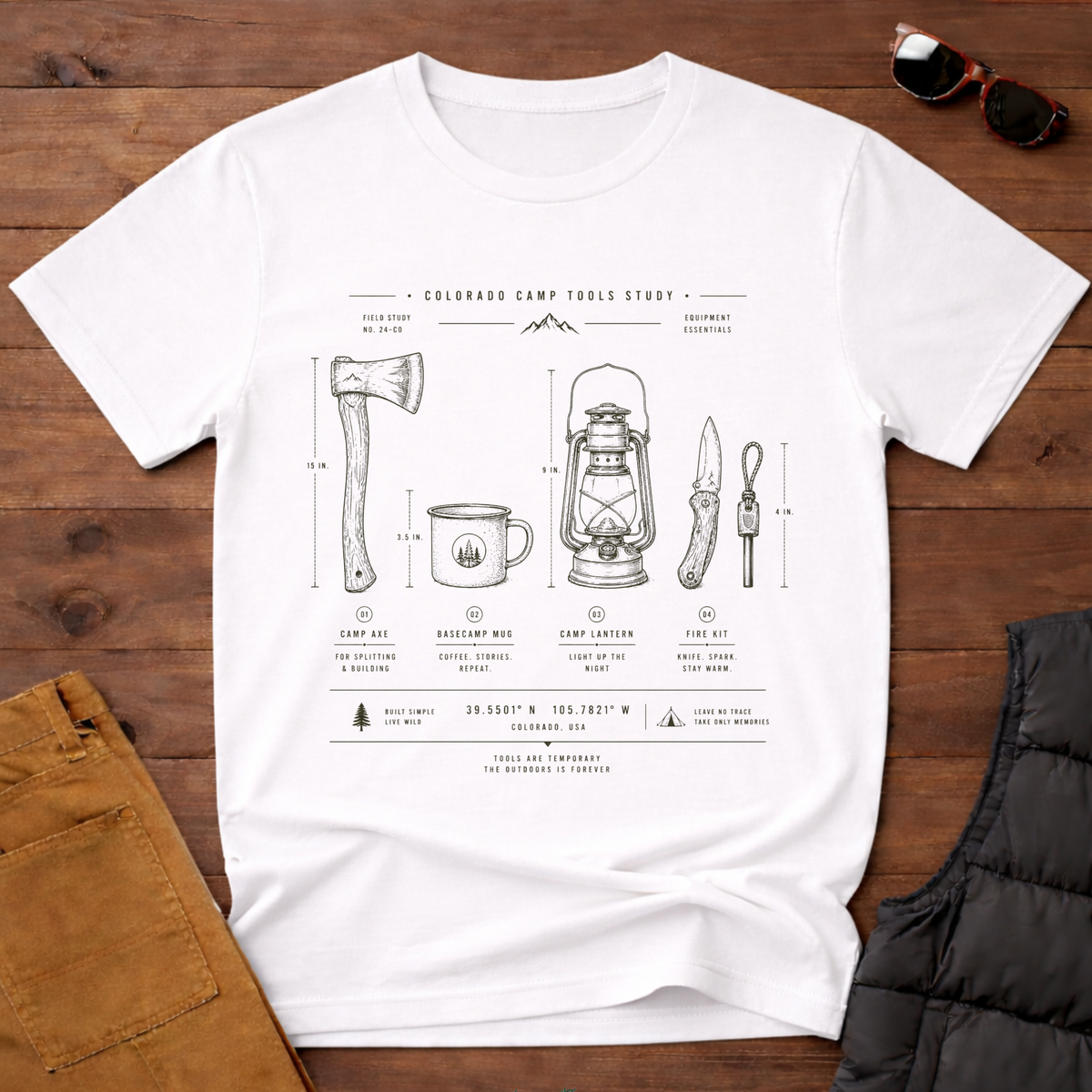 Camp Tools Field Guide T-Shirt