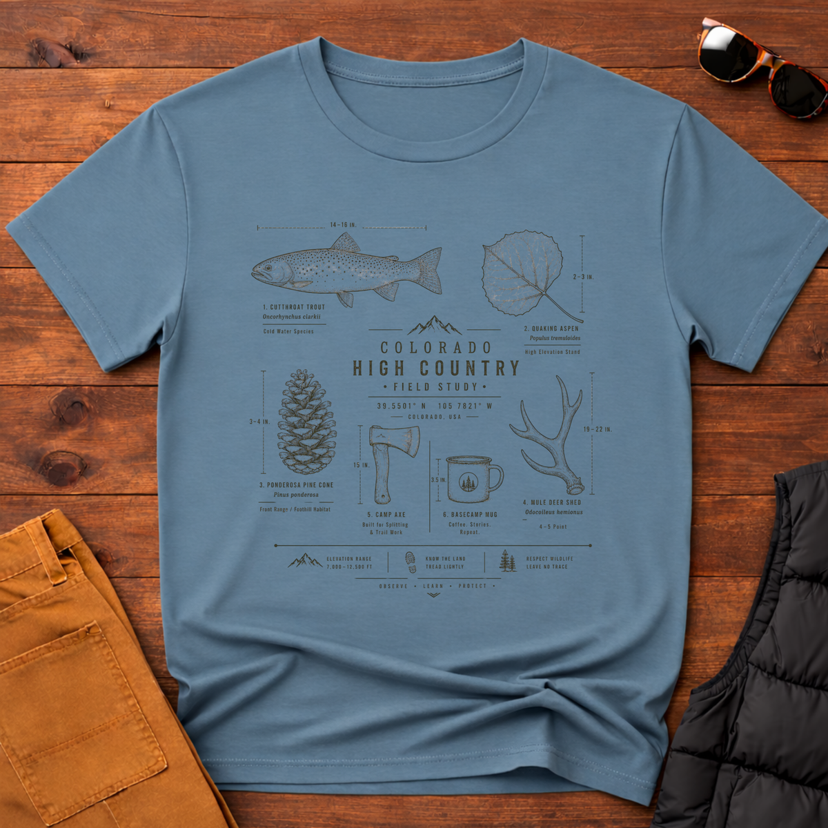 High Country Field Guide T-Shirt