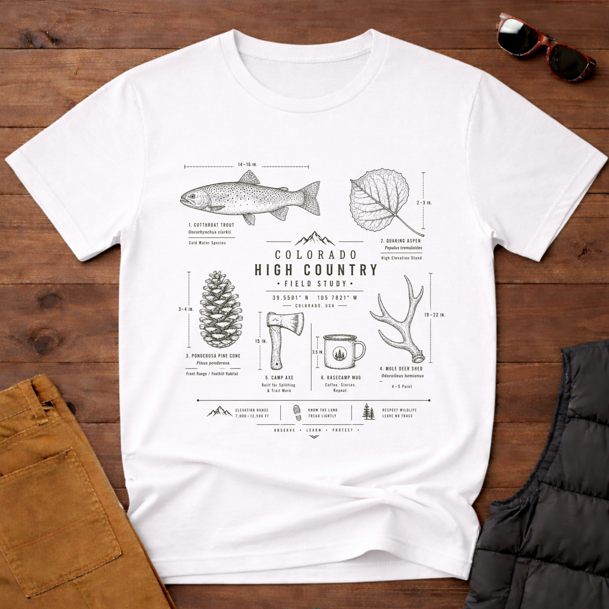 High Country Field Guide T-Shirt
