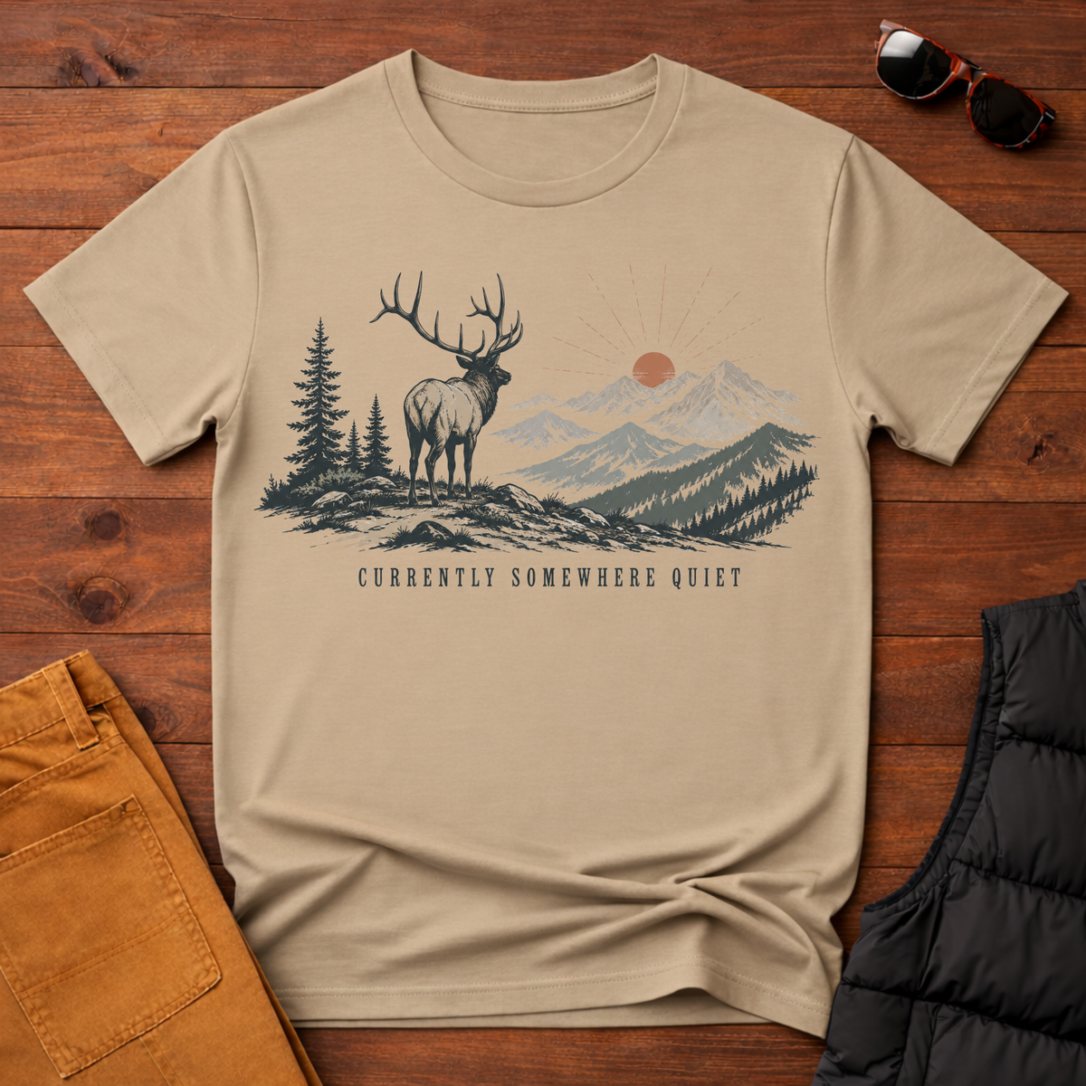 Currently Somewhere Quiet T-Shirt