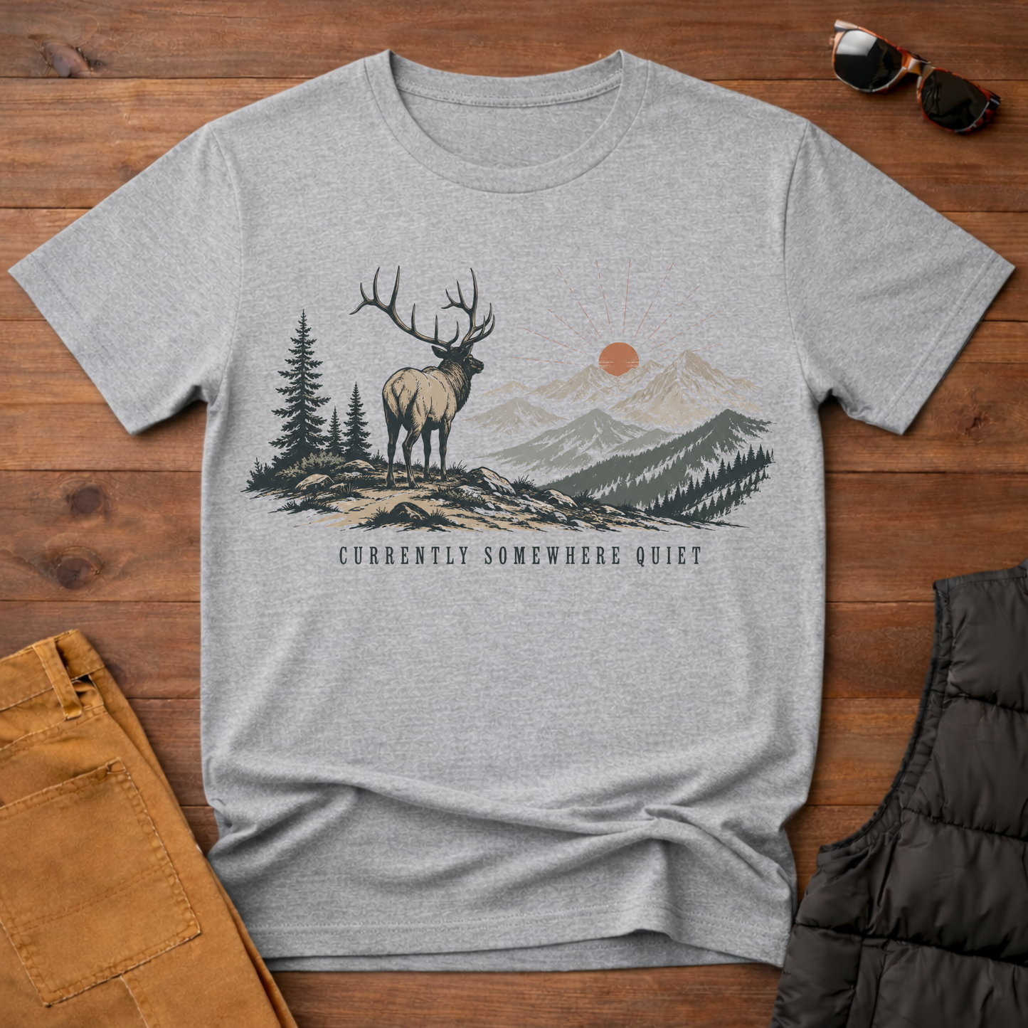 Currently Somewhere Quiet T-Shirt
