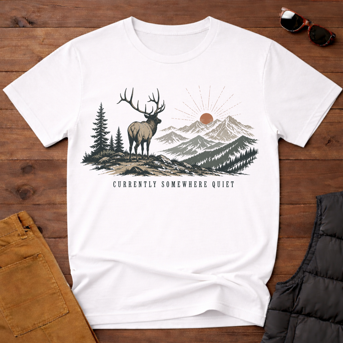 Currently Somewhere Quiet T-Shirt