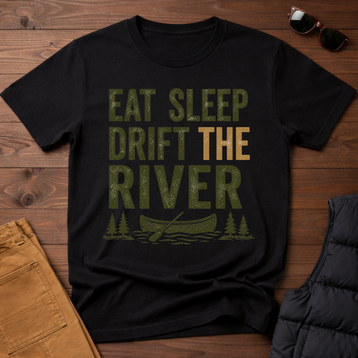 Eat Sleep Drift The River T-Shirt