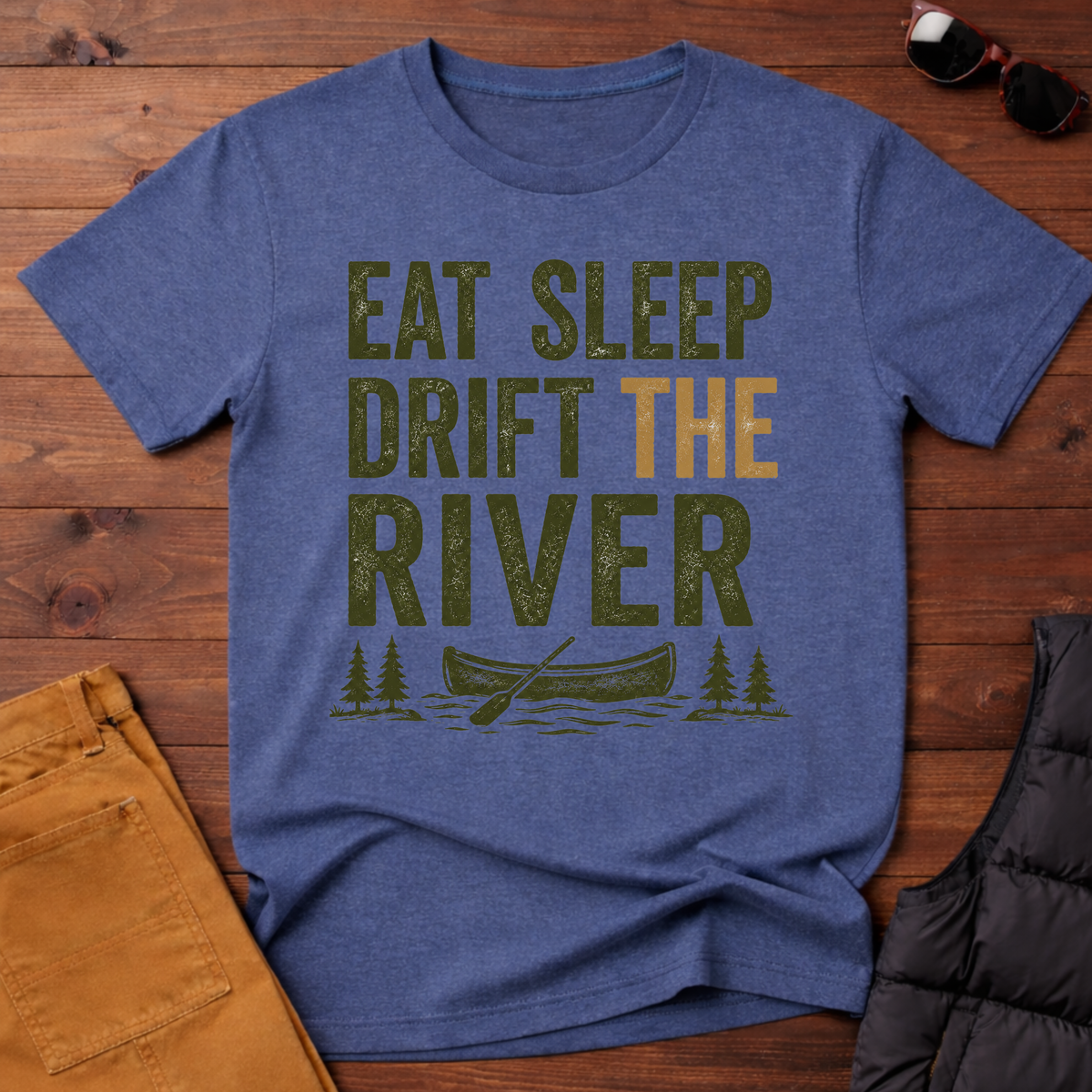 Eat Sleep Drift The River T-Shirt