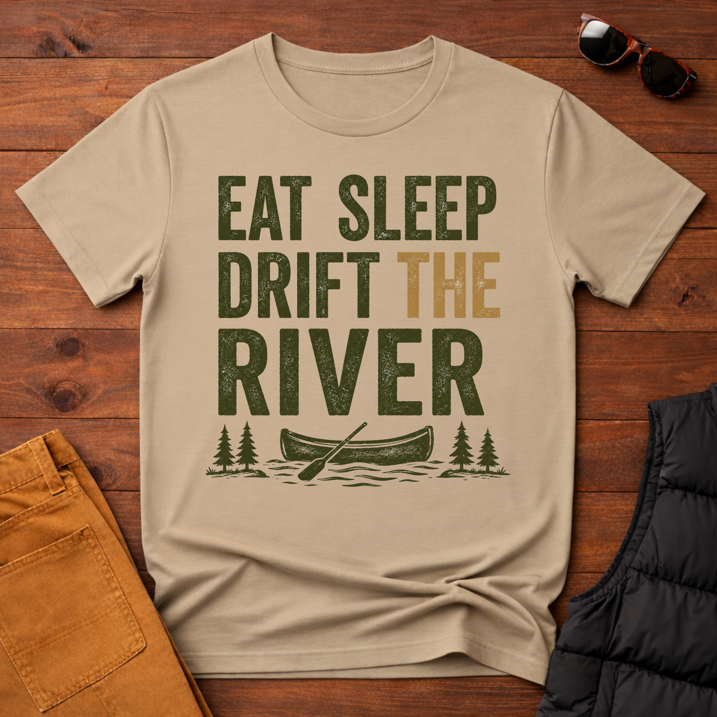 Eat Sleep Drift The River T-Shirt