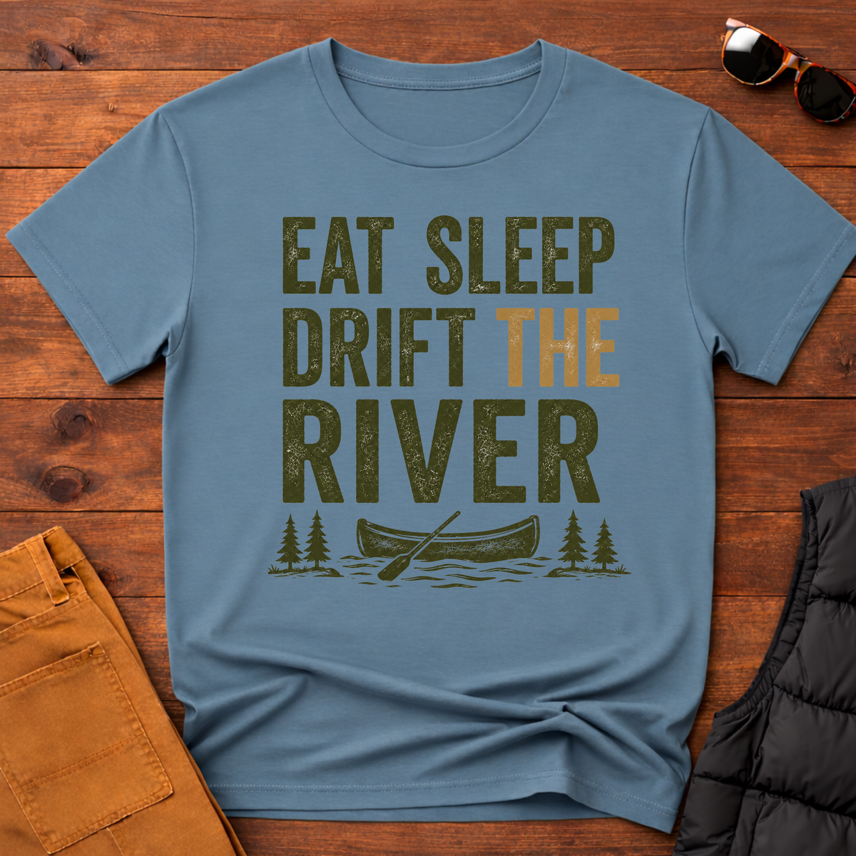Eat Sleep Drift The River T-Shirt