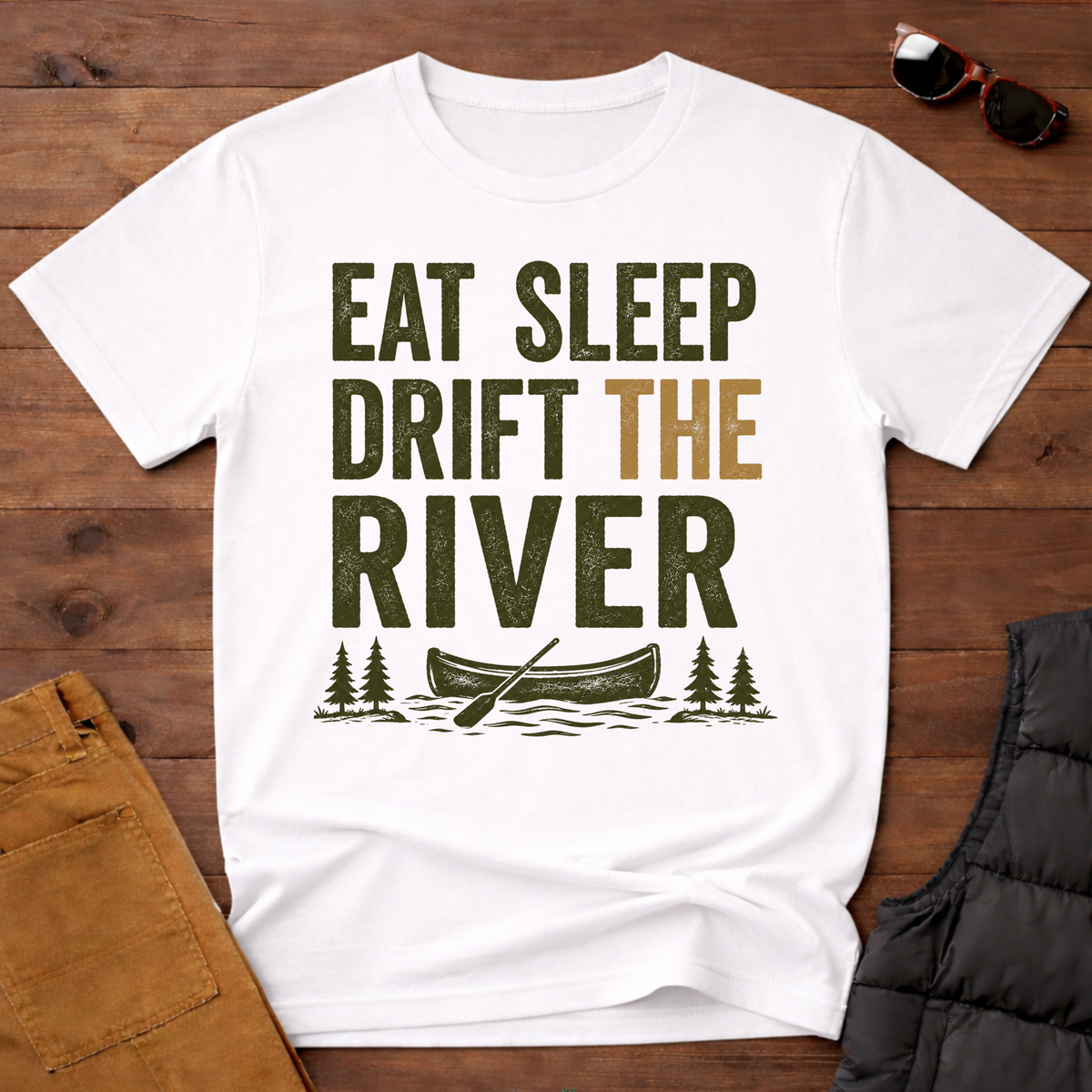 Eat Sleep Drift The River T-Shirt